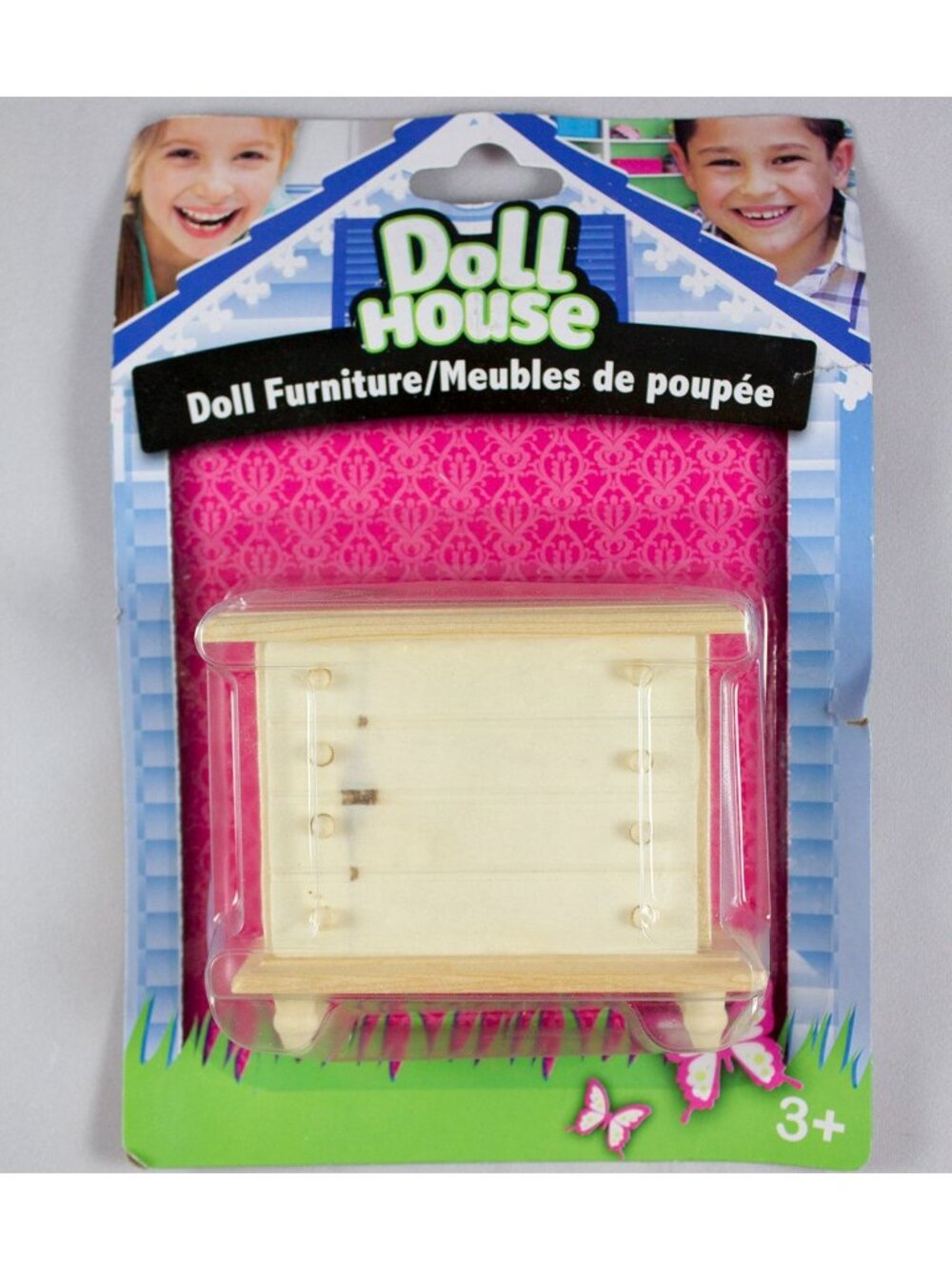 Greenbrier Dollhouse Furniture Unfinished Wood 4-Drawer Chest 1:12 Scale NIP 002